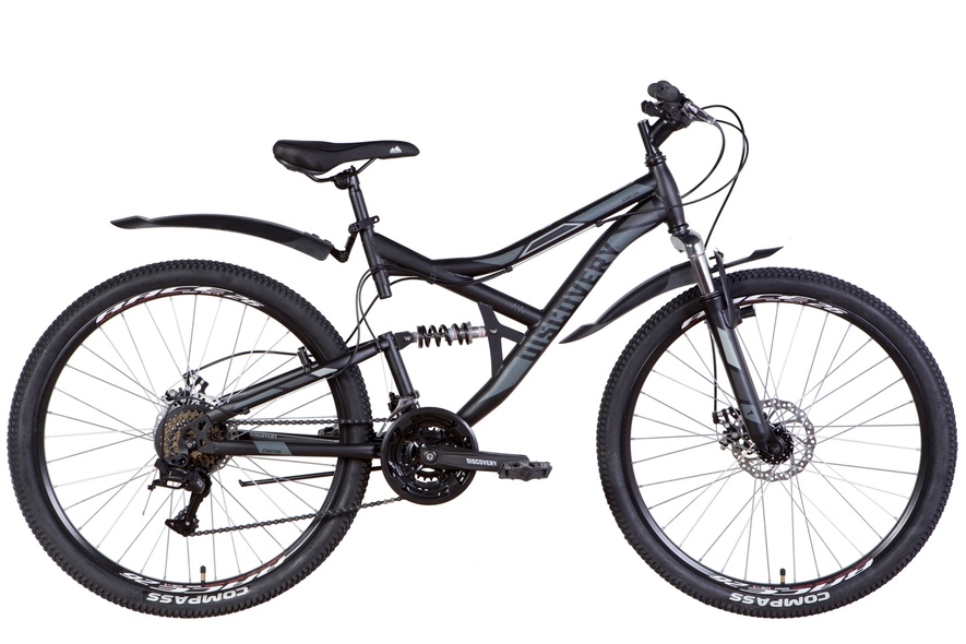 Купить Велосипед 26" Discovery CANYON AM2 DD 2022 черно-серый м с доставкой по Украине