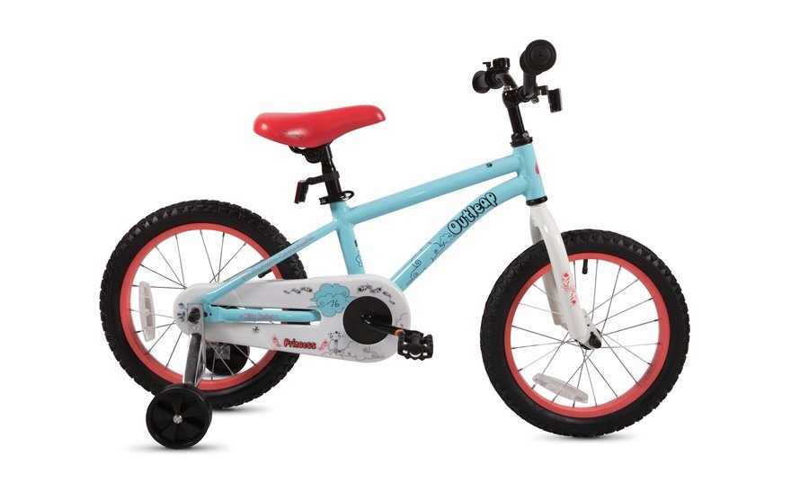Купить Велосипед детский 16" Outleap PRINCESS, голубой 2020 с доставкой по Украине
