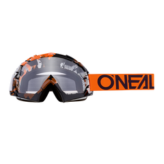 Мотоочки O`NEAL B-10 PIXEL (Orange/White) (Clear)