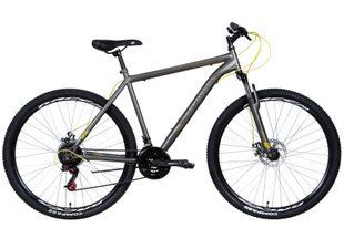Купити Велосипед ST 29" Discovery RIDER AM DD (темно-сріблястий з жовтим (м)) XL (180-195 см) з доставкою по Україні
