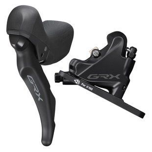Моноблок левый Shimano ST-RX600-L GRX, Dual Control, 2 ск. + калипер Shimano BR-RX400 (ОЕМ, без упаковки)