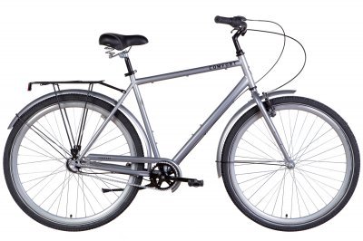 Купити Велосипед міський 28" Dorozhnik Comfort Male ST (планетарка) 2021, сірий з доставкою по Україні
