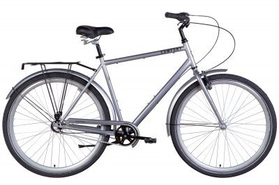 Купить Велосипед городской 28" Dorozhnik Comfort Male ST (планетарка) 2021, серый с доставкой по Украине