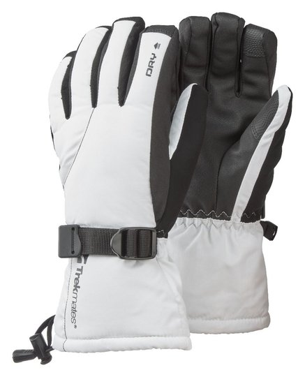 Рукавички Trekmates Mogul Dry Glove Wmn White/Black - M - білий