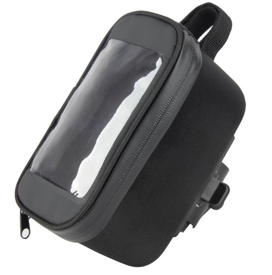 Купити Сумка на верхню трубу рами Green Cycle Phone hard bag, із відділенням для телефону, 19x10,5x10, чорний з доставкою по Україні