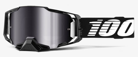Окуляри 100% ARMEGA Goggle Black - Silver Flash Lens, Mirror Lens