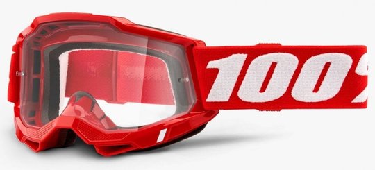 Окуляри 100% ACCURI 2 Goggle Red - Clear Lens, Clear Lens, Clear Lens