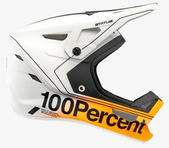 Шолом Ride 100% STATUS Helmet (Carby Silver), L, L