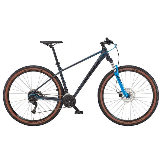 Купить Велосипед KTM CHICAGO 271 рама М/43, серый (черно/синий) 2022/2023 с доставкой по Украине