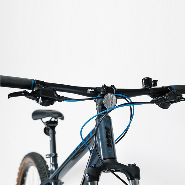 Купить Велосипед KTM CHICAGO 271 рама М/43, серый (черно/синий) 2022/2023 с доставкой по Украине
