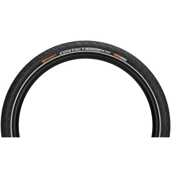 Купити Покришка Continental Contact Cruiser, 26 x 2.00, Чорна, не складна світловідбиваюча з доставкою по Україні