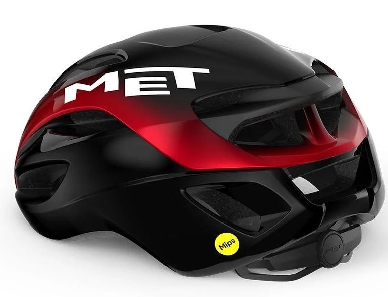 Шлем Met RIVALE MIPS CE BLACK RED METALLIC/GLOSSY S (52-56)