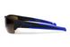 Окуляри поляризаційні BluWater Daytona-2 Polarized (brown) коричневі в чорно-синій оправі