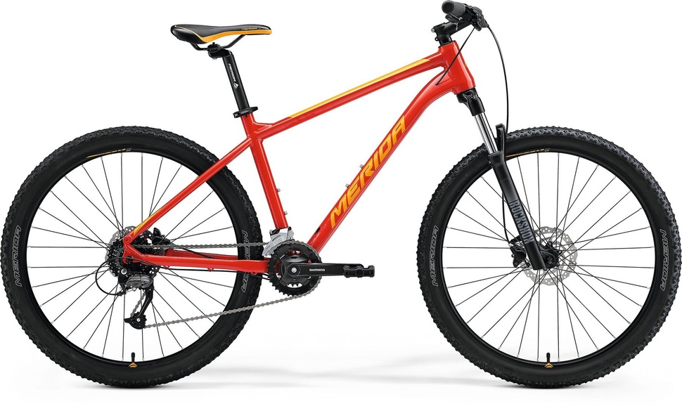 Купити Велосипед Merida BIG.SEVEN 60-2X, S(15), RED(ORANGE) з доставкою по Україні