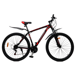 Купить Велосипед CrossBike Atlas 29" Черный-Красный L (170-185 см) с доставкой по Украине
