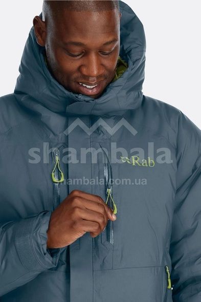 Мужской зимний пуховик Rab Batura Jacket Black, L (RB QDB-43-L), L, Чоловікам, 100% Recycled Polyamide