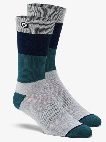 Купити Шкарпетки Ride 100% TRIO Sock (Silver), L/XL з доставкою по Україні