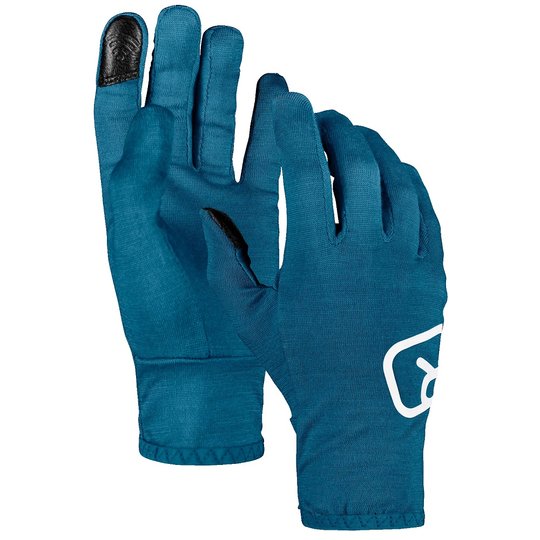 Перчатки Ortovox 185 Rock'n'Wool Glove Liner Mns petrol blue (синій), M