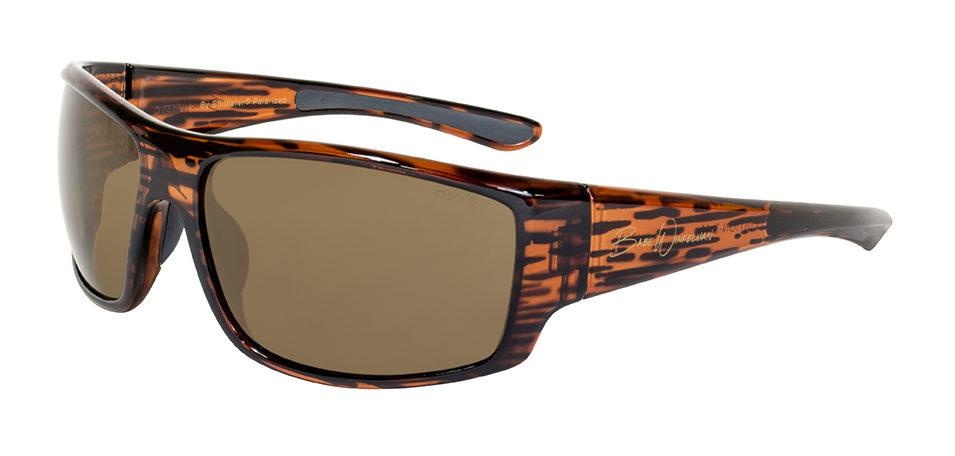 Очки поляризационные защитные 2в1 BluWater Babe Winkelman Polarized (brown) коричневые