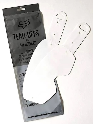Уривки FOX MAIN II Tear-Offs - 20 pack, No Size (25368-012-OS)