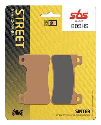 Колодки гальмівні SBS Performance Brake Pads, Sinter (806HS)