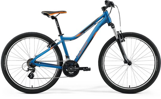 Купити Велосипед Merida 2021 MATTS 6.10-VS(15) SILK BLUE(ORANGE) з доставкою по Україні