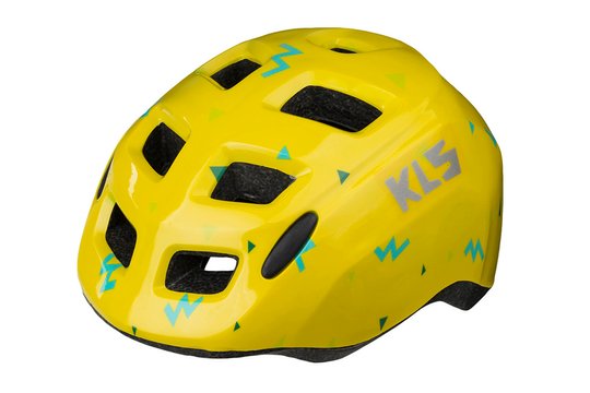 Купити Шолом KLS Zigzag дитячий жовтий XS (45-50 cм) з доставкою по Україні