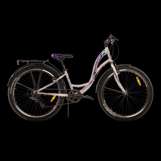 Купити Велосипед Cross Betty 26" 13" Білий-Фіолетовий з доставкою по Україні
