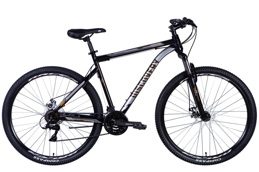 Купить Велосипед ST 29" Discovery TREK AM DD рама- " 2024 (чорно-помаранчевий) с доставкой по Украине