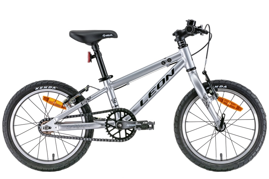Купить Велосипед 16" Leon GO Vbr 2022 (сірий із чорним) с доставкой по Украине