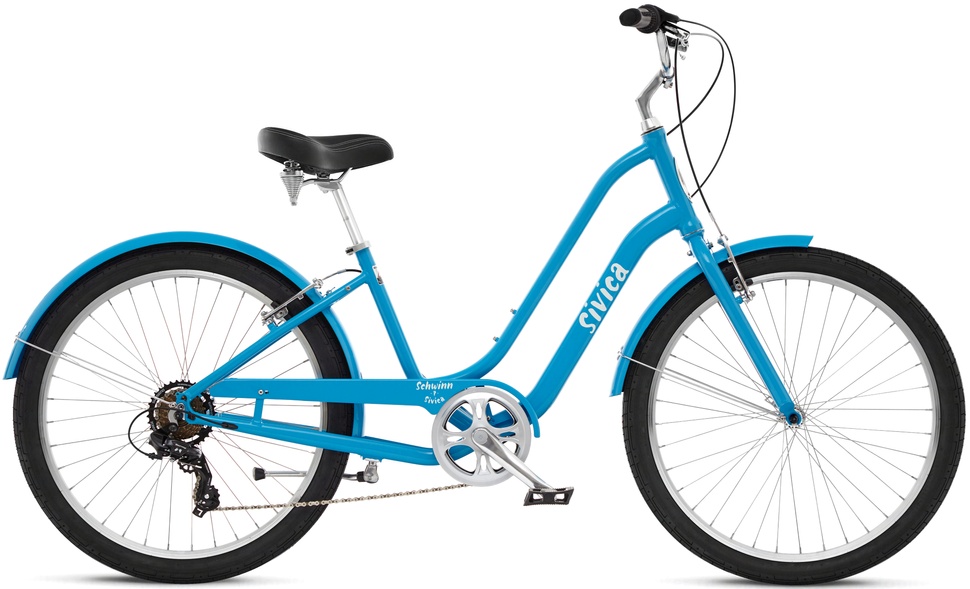 Купить Велосипед 26" Schwinn SIVICA 7 Women 2023 голубой с доставкой по Украине