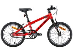 Купити Велосипед 16" Leon GO Vbr 2022 (красный с черным) з доставкою по Україні