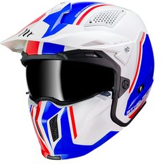 Шлем MT Streetfighter SV Twin White/Blue/Red, S