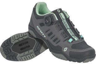 Велотуфли Scott FR CRUS-R BOA LADY темно-серый/зеленый - 36.0