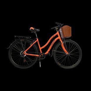 Купить Велосипед Cross 28" Elegant 2024 Рама-18" orange-black с доставкой по Украине