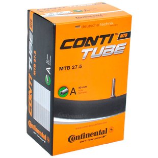 Купити Камера Continental MTB Tube B+ 27.5", 65-584->70-584, A40, 350 г з доставкою по Україні