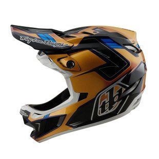 Купити Вело шолом TLD D4 COMPOSITE HELMET; ROYALTY [BLACK/GOLD] XL з доставкою по Україні