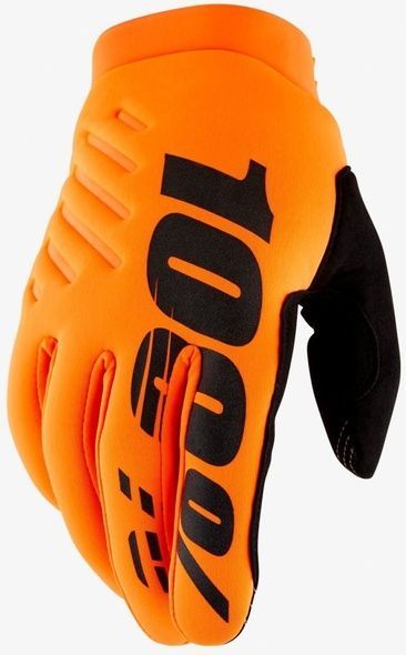 Зимові перчатки 100% BRISKER Glove (Fluo Orange), L (10)