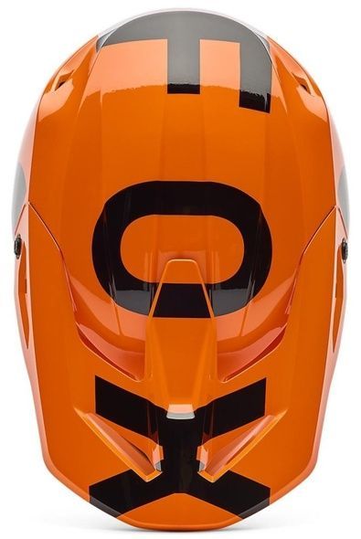 Шолом FOX YTH V1 Helmet - SHIELD (Flo Orange), YS