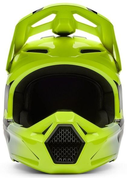 Шолом FOX V1 Helmet - SHIELD (Flo Yellow), XS