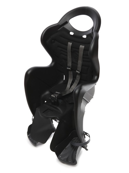 Купити Сидіння задн. Bellelli Mr Fox Standart B-fix (універсальне) з подовженою вилкою на мал. рами та 29 колеса, чорне з чорною підкладкою з доставкою по Україні