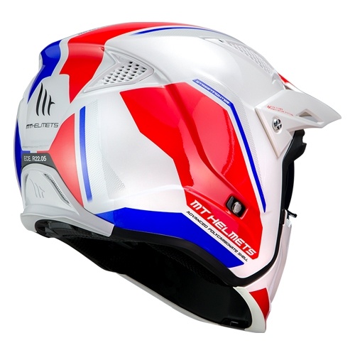 Шолом MT Streetfighter SV Twin White/Blue/Red S