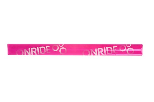 Світловідбиваюча смужка ONRIDE Класік 3х34см рожева