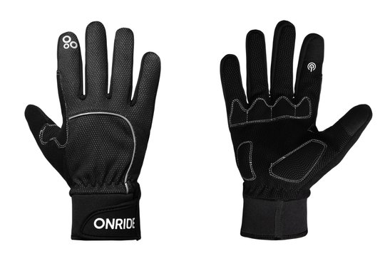 Купити Рукавички ONRIDE Icy 10 колір чорний розмір M з доставкою по Україні