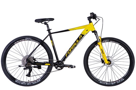 Купити Велосипед AL 29" Formula ZEPHYR 1.0 AM HDD 2024 (чорно-жовтий) з доставкою по Україні