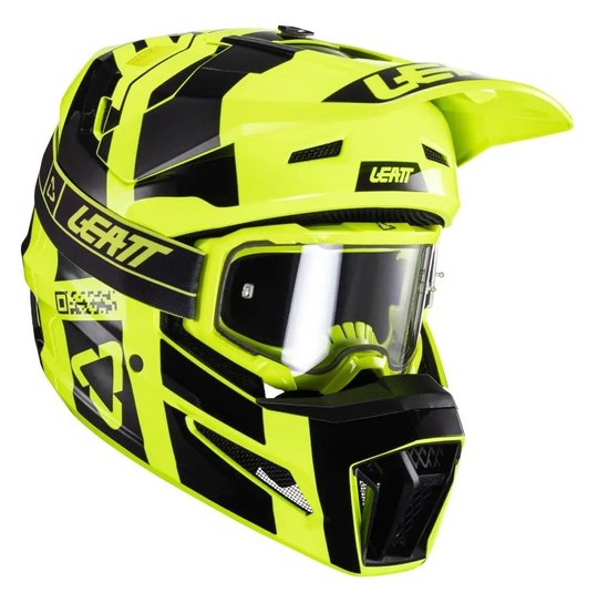 Шолом LEATT Helmet Moto 3.5 + Goggle (Citrus), S, S