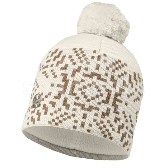 KNITTED & POLAR HAT WHISTLER cru, One Size, Шапка, Синтетичний