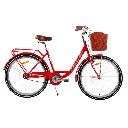 Купить Велосипед Titan Valencia 2021 26" 18" Червоний с доставкой по Украине
