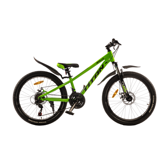 Купить Велосипед Titan APOLLO 24" 11" Зелений-Чорний с доставкой по Украине