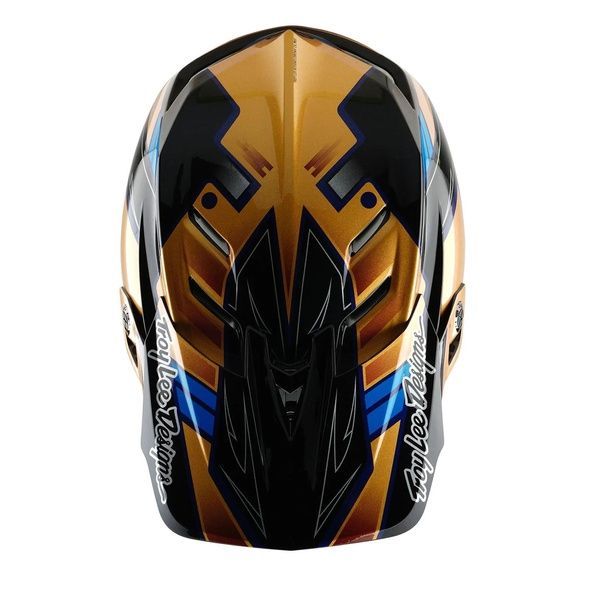 Купити Вело шолом TLD D4 COMPOSITE HELMET; ROYALTY [BLACK/GOLD] XL з доставкою по Україні